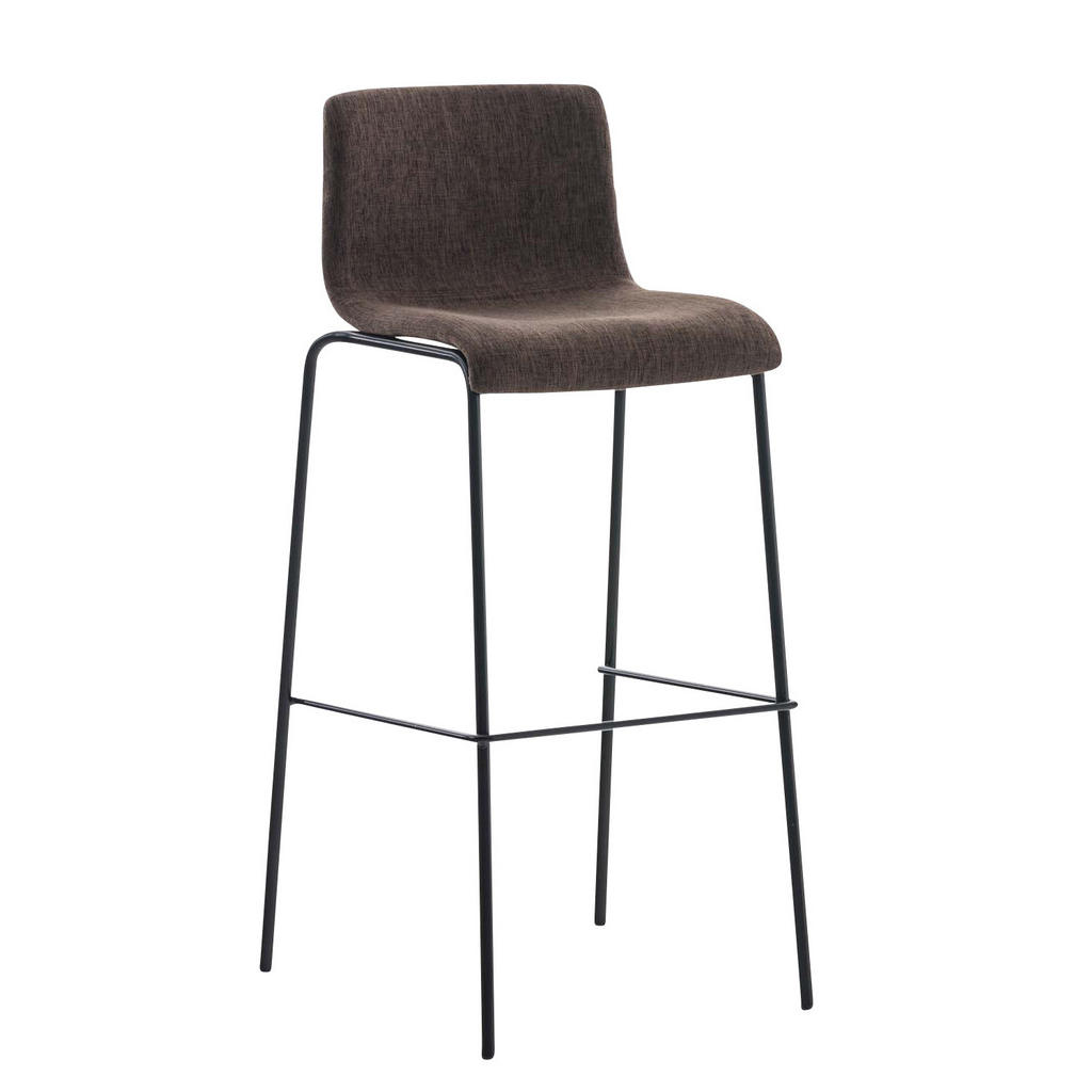 Thumbnail - CLP Barhocker, Braun, Textil, 43x100x48 cm, Esszimmer, Barmöbel, Barhocker