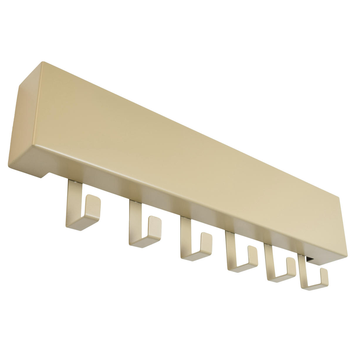 KLEIDERABLAGE Mula Beige - Beige, Metall (61/19/6cm) - LOFT42