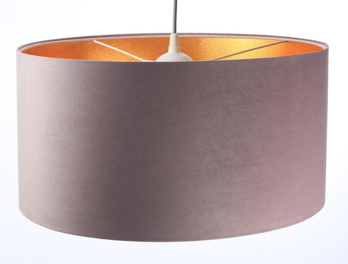 HÄNGELEUCHTE Gold 60/30 cm - Pink/Goldfarben, Kunststoff (60/1.1/30cm) - ONZENO