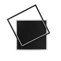 LED-DECKENLEUCHTE Daniela 44/40/6 cm - Schwarz, Metall (44/40/6cm) - Nettlife