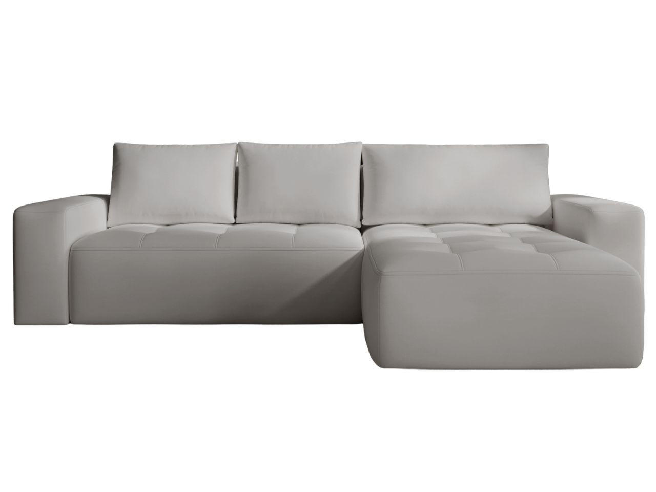 ECKSOFA Portland Hellgrau Rechts - Hellgrau, Holz/Kunststoff (250/165cm) - Graingold