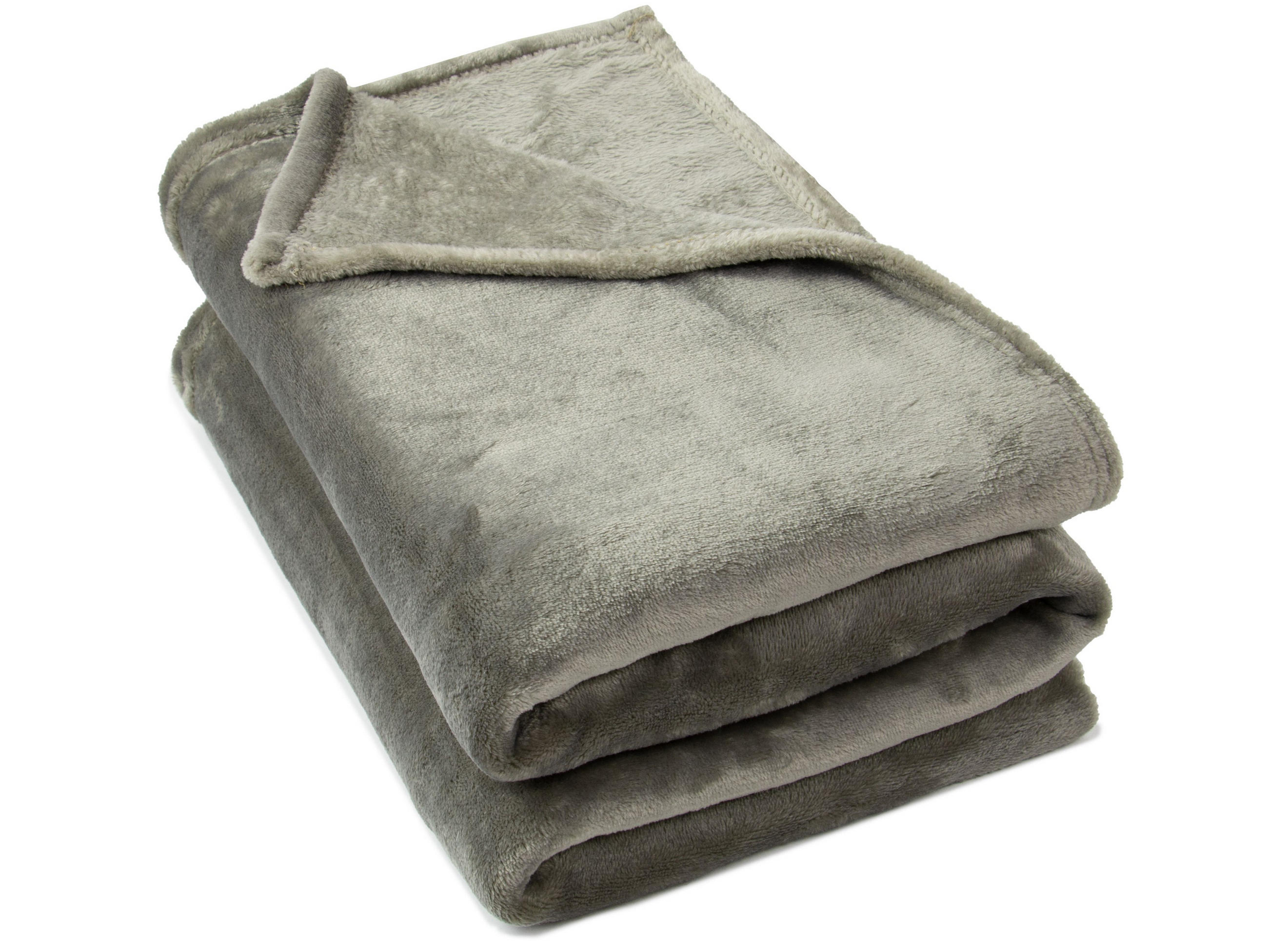 Zollner Kuscheldecke, Taupe 150x200 cm