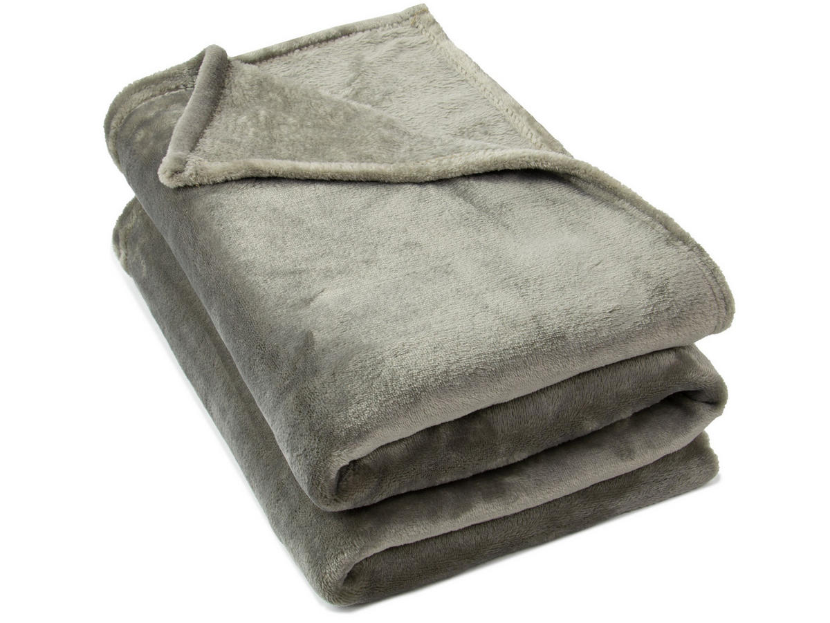 KUSCHELDECKE, 150x200 cm, 100% Polyester, Braun - Taupe, Textil (150/200cm) - Zollner