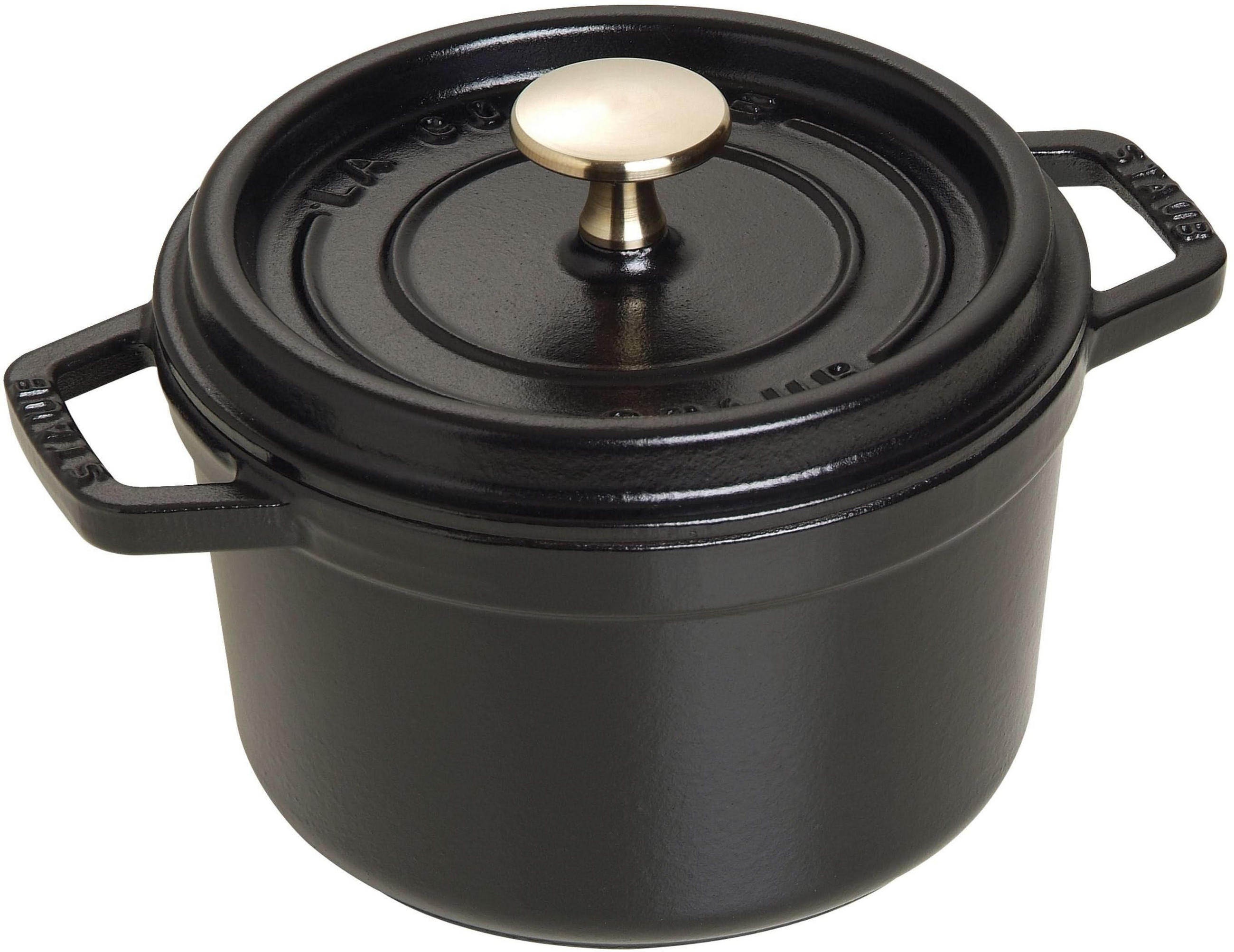 BRÄTER Cocotte Schwarz - ø 18 cm / 1.7 liter - Schwarz, Metall (18cm) - Staub