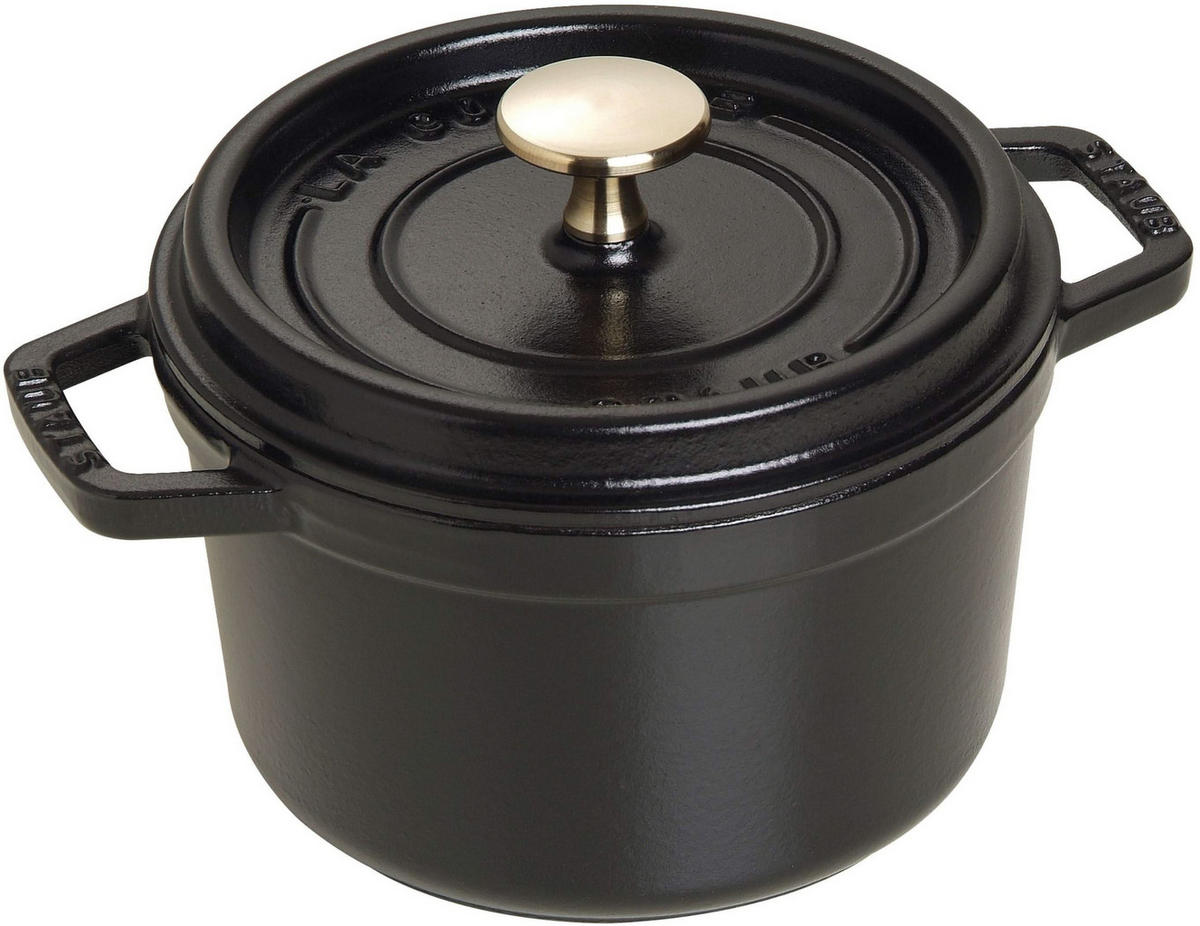 BRÄTER Cocotte Schwarz - ø 18 cm / 1.7 liter - Schwarz, Metall (18cm) - Staub