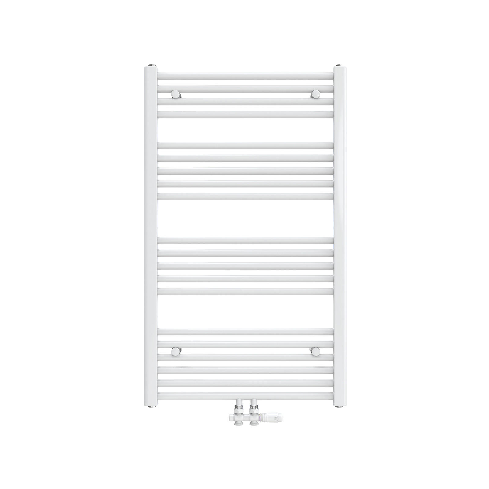 HEIZKÖRPER Handtuchheizkörper wasserführend 100/60/3 cm - Weiß, Metall (60/100/3cm) - EMKE