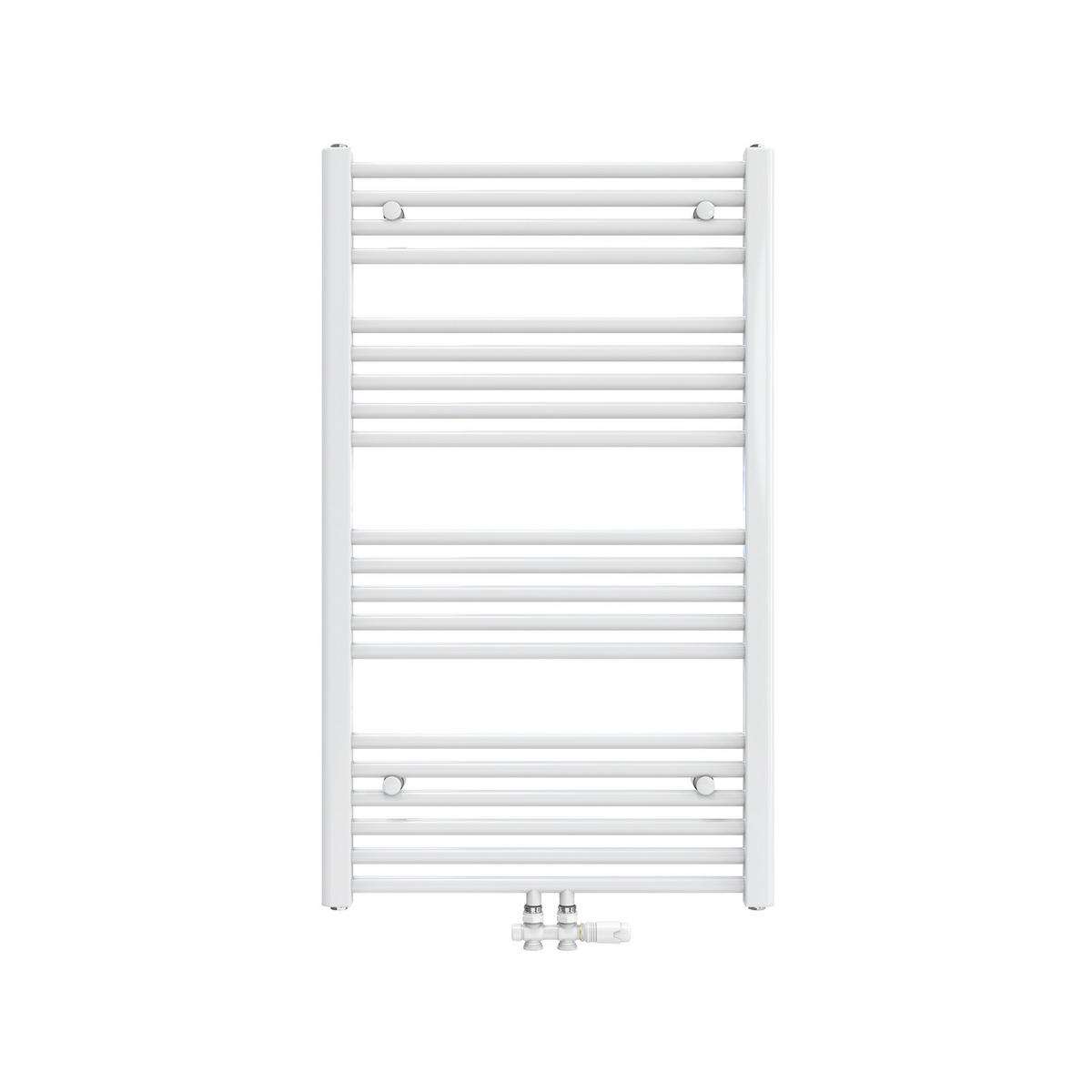HEIZKÖRPER Handtuchheizkörper wasserführend 100/60/3 cm - Weiß, Metall (60/100/3cm) - EMKE