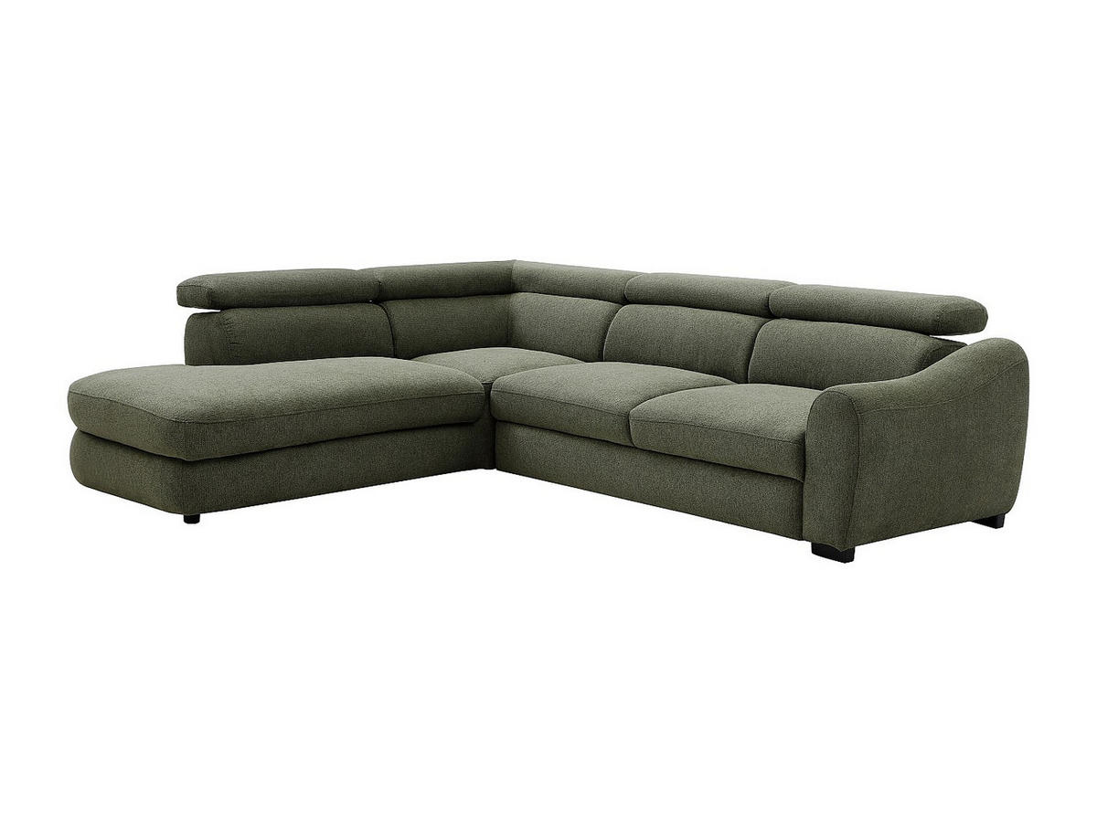 SCHLAFSOFA - 6 Personen - stoff - grün Besema - Grün, Textil (272/75/226cm) - Vente-Unique