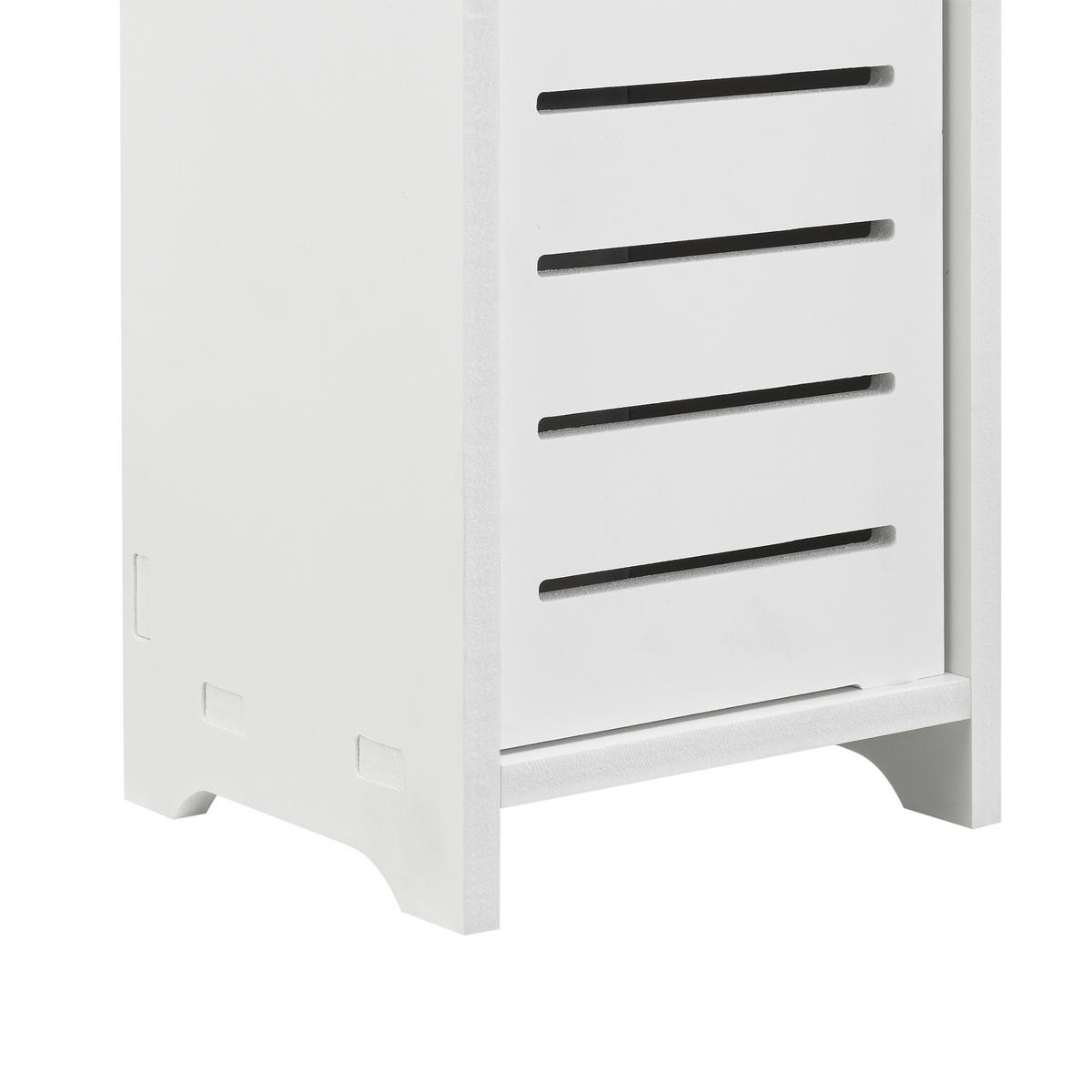 TOILETTENPAPIERHALTER Leoben - Weiß, Kunststoff (15/80/15cm) - [en.casa]