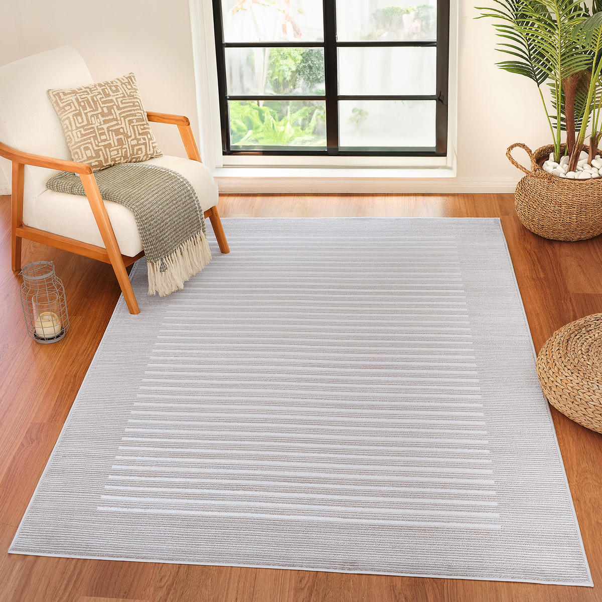 KURZFLORTEPPICH 200/275 cm Beige - Beige, Naturmaterialien/Textil (200/275cm) - LIVABLISS
