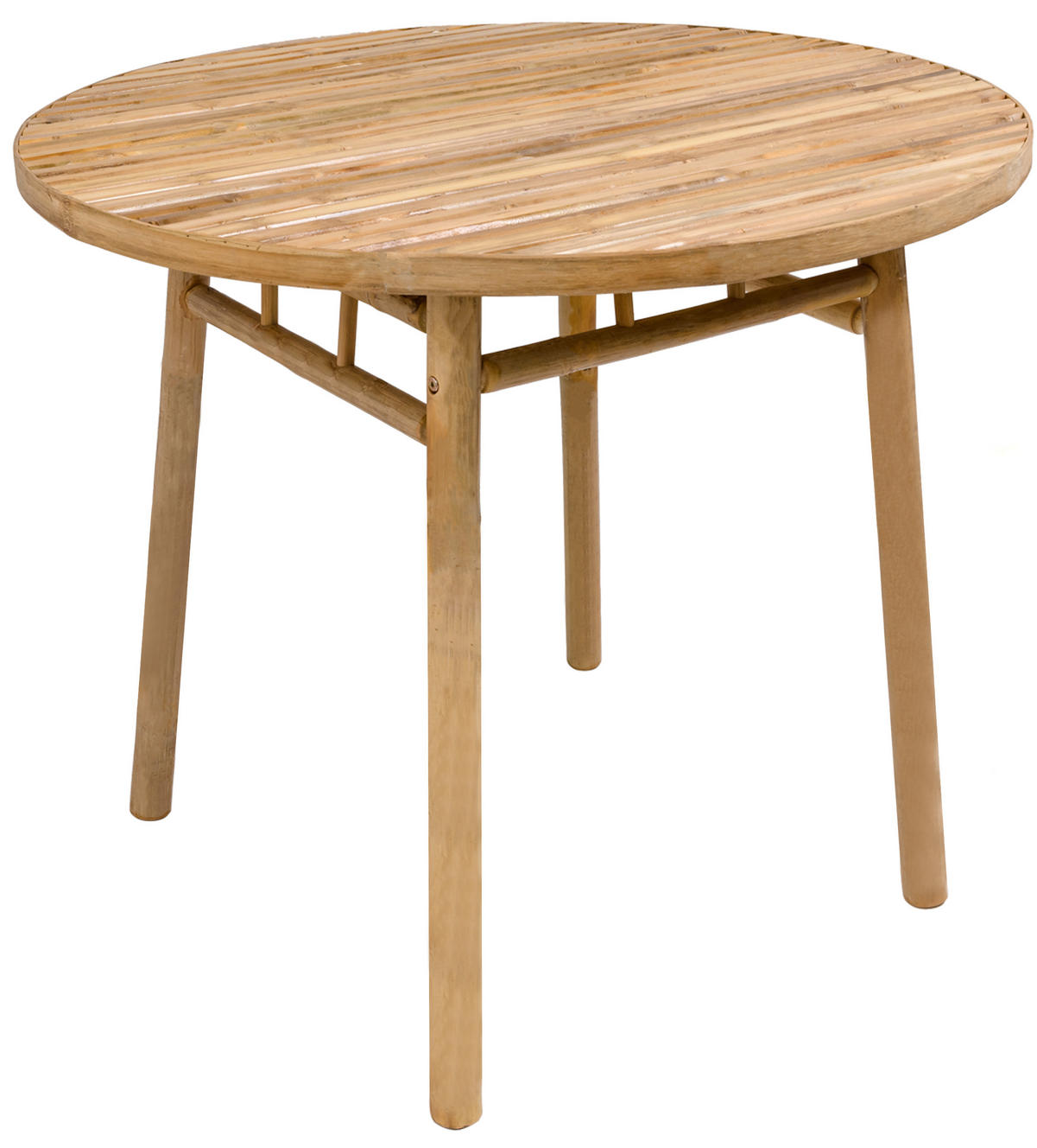 ESSTISCH Runde Braun 90 x 90 x 75.5 (cm) - Braun, Holz (90/90/75.5cm) - Nordlys
