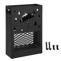 REGENSCHIRMSTÄNDER - Schwarz, Metall (12/41/28cm) - Hansiro