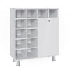 BADSCHRANK Fynn Weiß 78.4 x 91.6 cm - Weiß, Holzwerkstoff (78.4/91.6/34cm) - Vicco