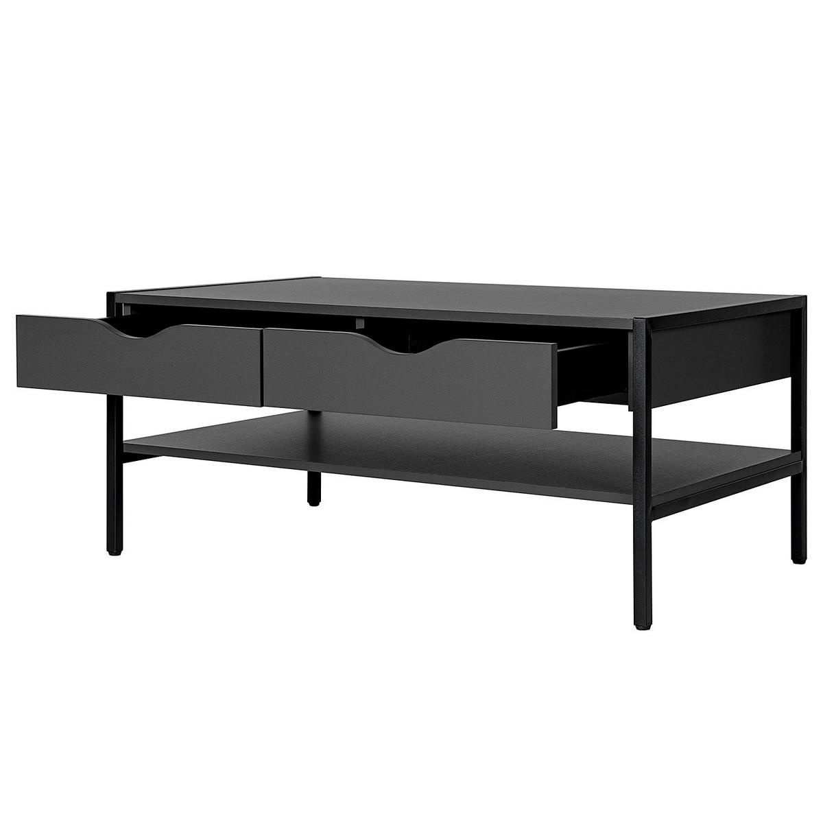 COUCHTISCH - Dunkelgrau, Holzwerkstoff (59/100/44cm) - home24