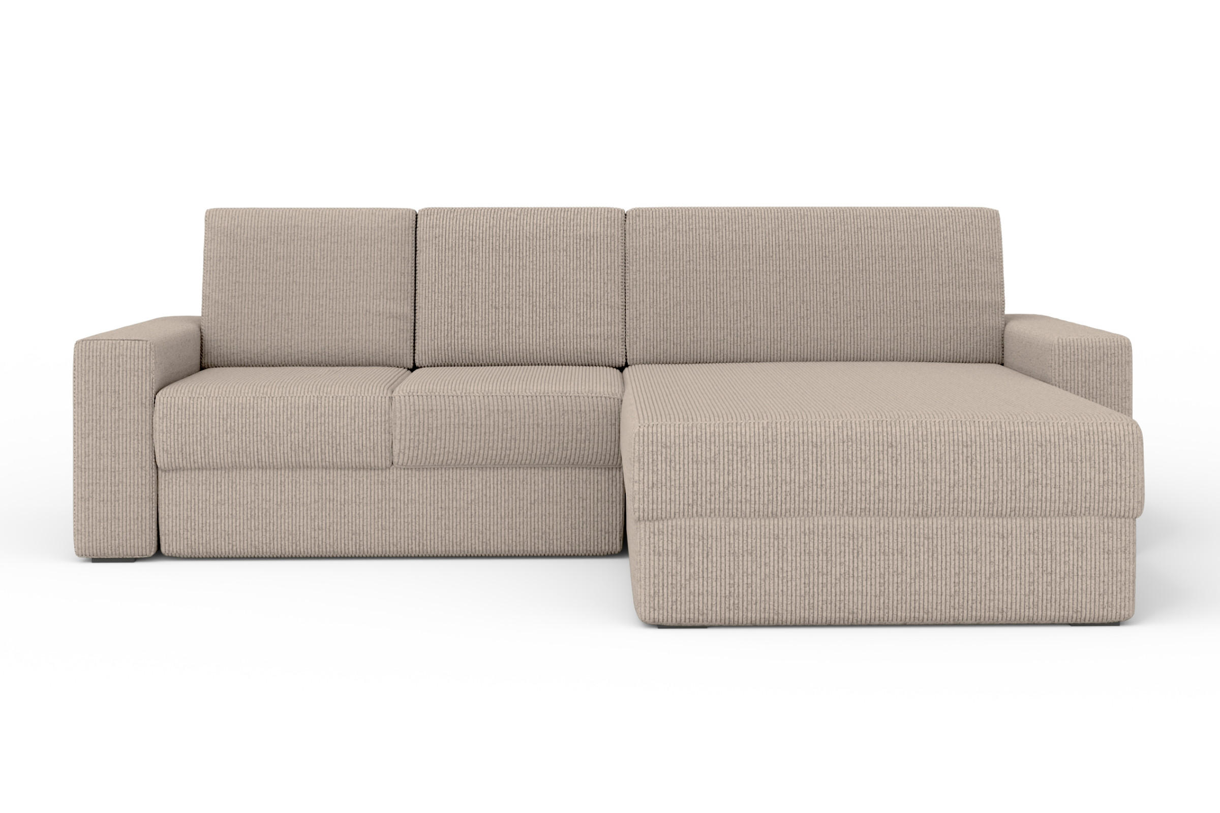 Deine Möbel 24 Ecksofa Beige 275x170 cm