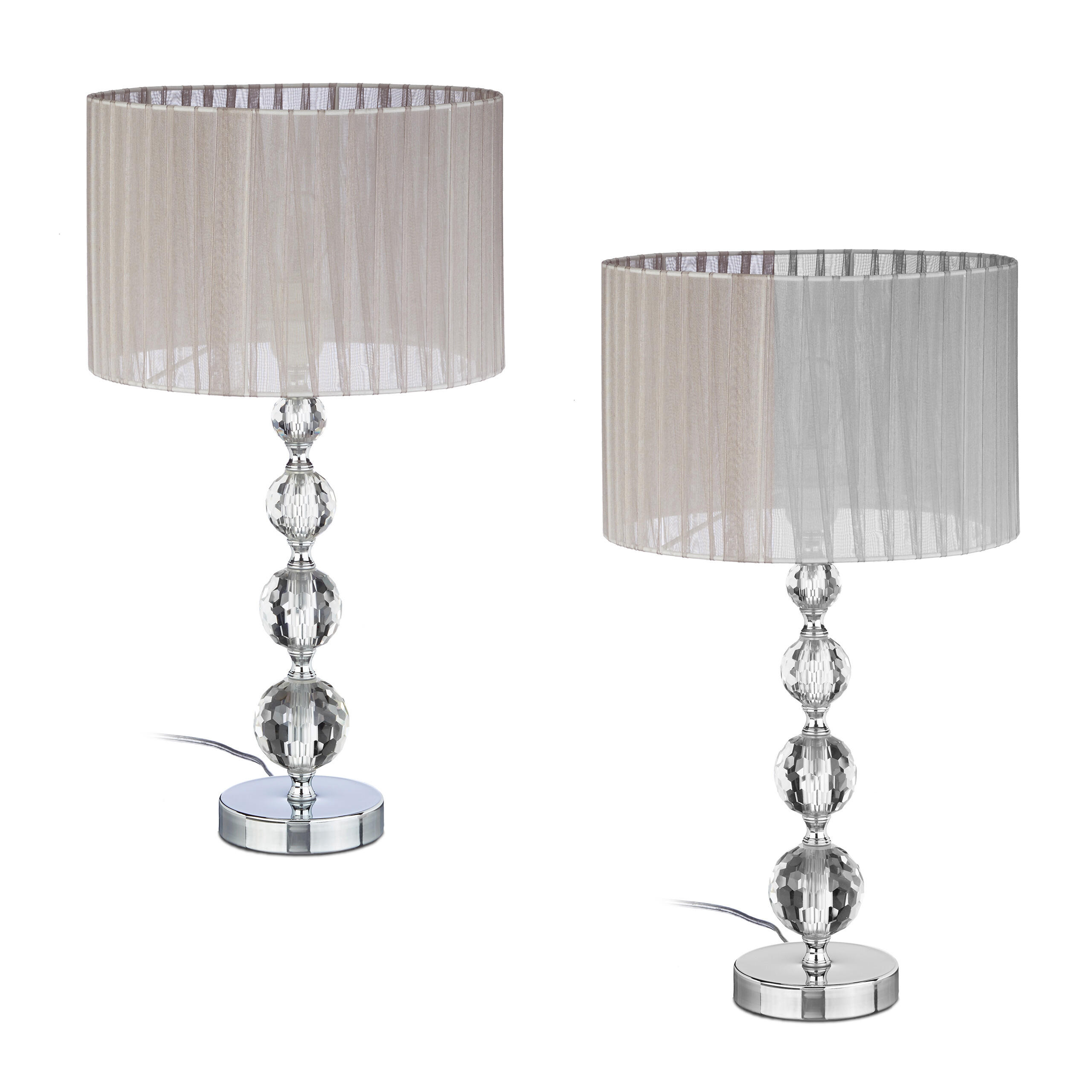 Relaxdays Tischlampe Mehrfarbig 29.5x53x29.5 cm