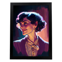 POSTER Coco Chanel In Voller Farbe Fotostil. A4 Rahmenlos - Klar, Papier (29.7/5/21cm) - Nacnic