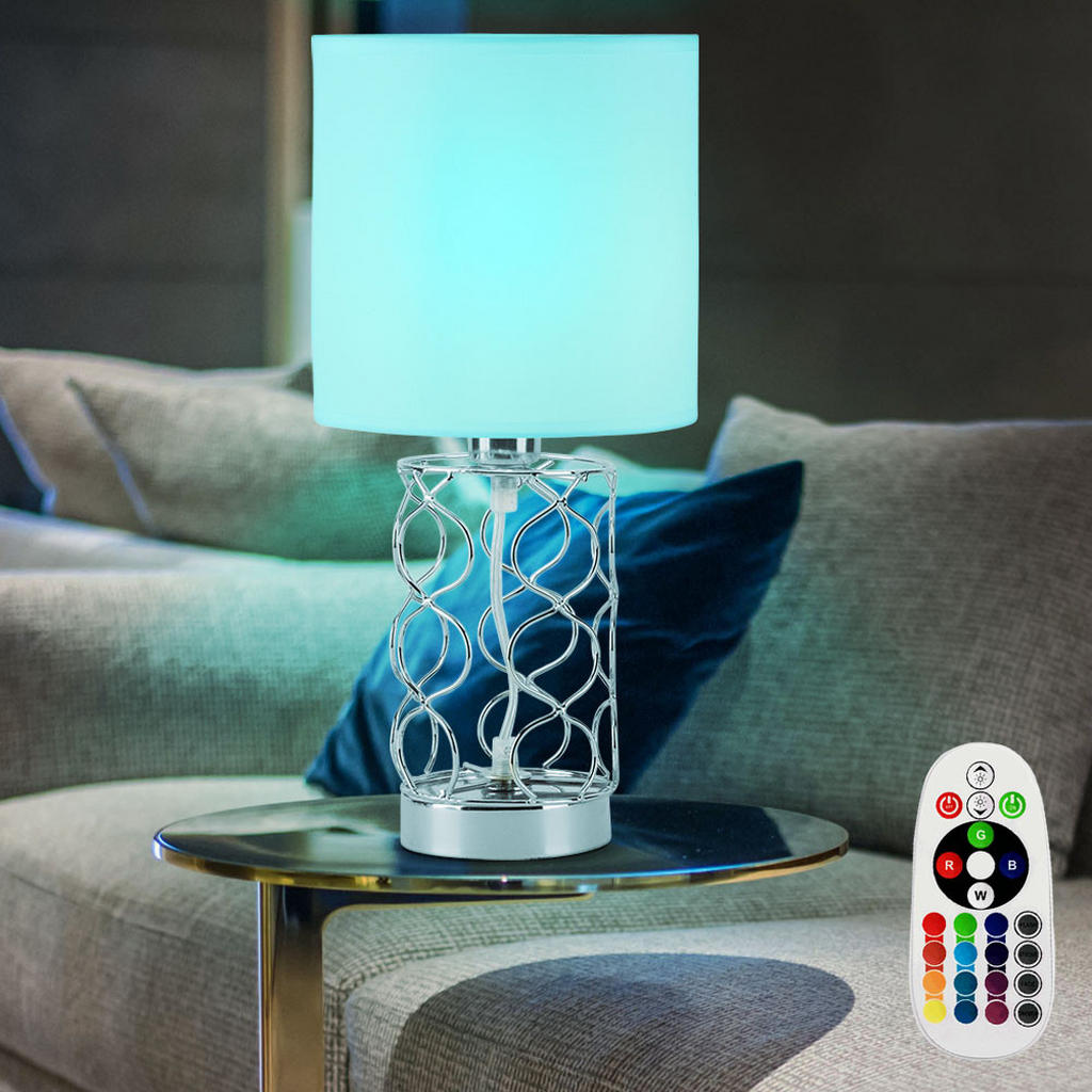 Thumbnail - Led, Grau, Metall, Rund, F, 18x35x18 cm, Lampen & Leuchten, LED Beleuchtung, LED-Tischleuchten