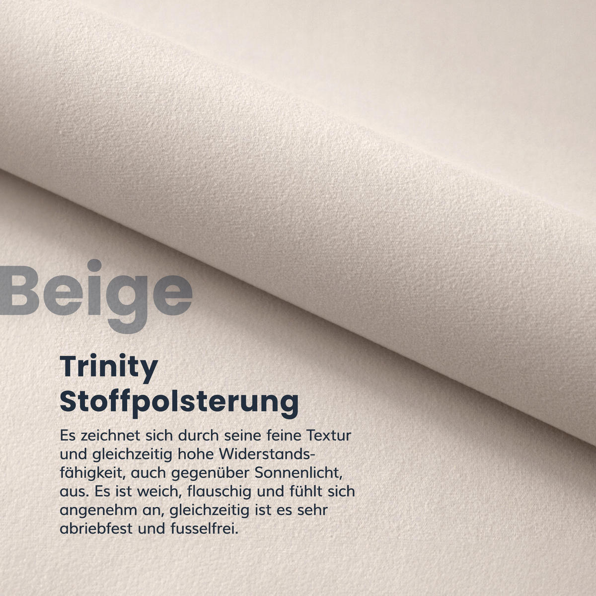 POLSTERBETT SUNSET - Beige, Holzwerkstoff (180/200cm) - FDM