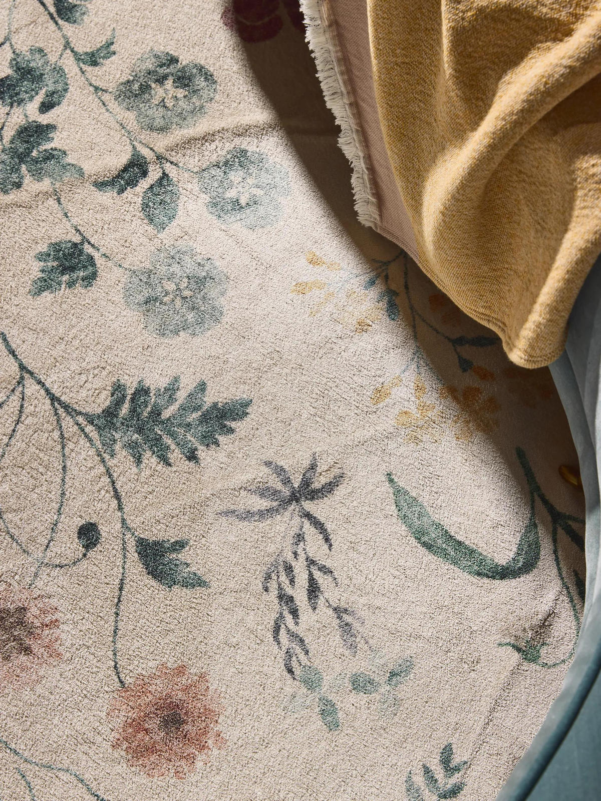 TEPPICH Milly waschbar Multicolor 120/170 cm - Multicolor, Kunststoff/Textil (120/170cm) - benuta