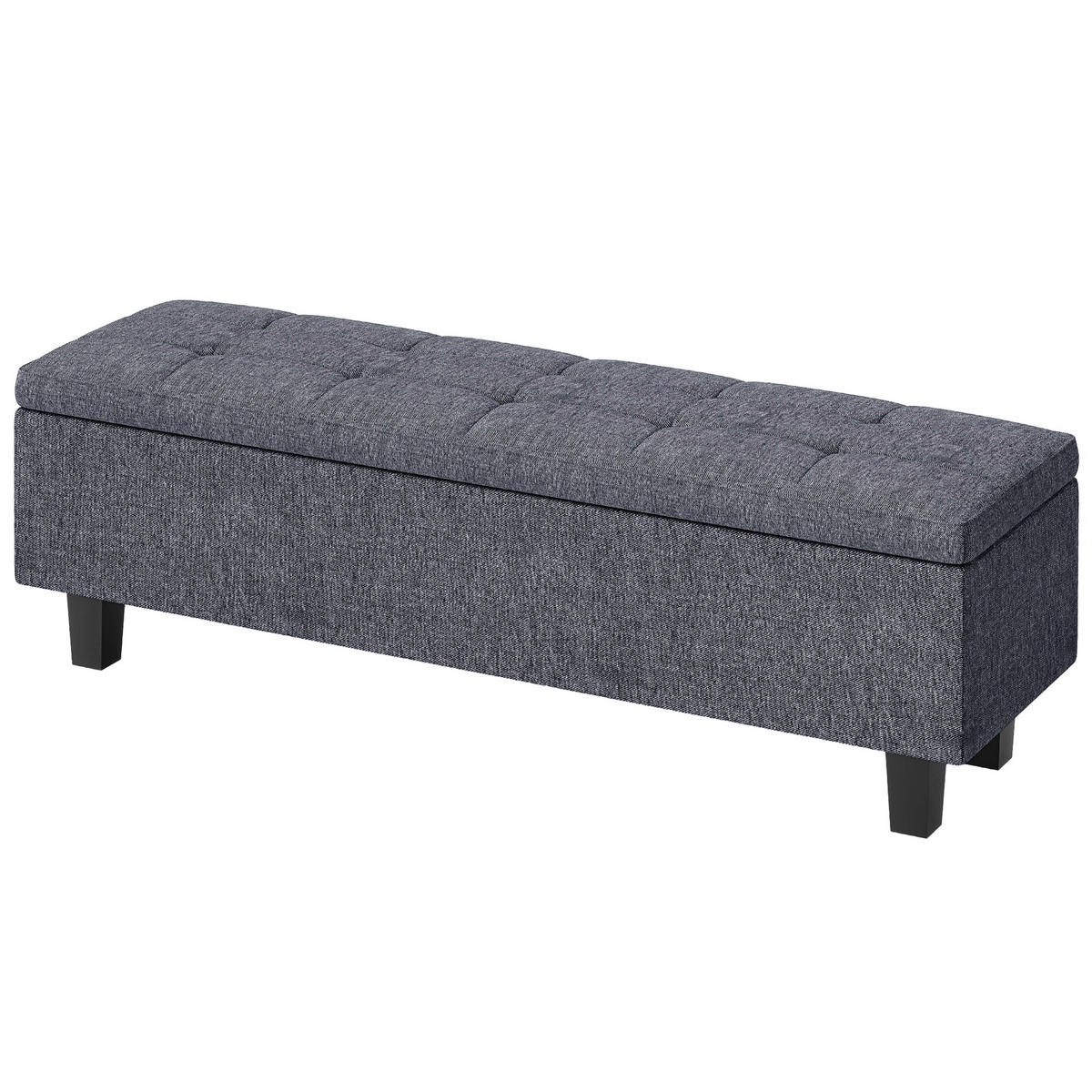 SITZBÄNKE Dunkelgrau 1 Stück - Dunkelgrau, Kunststoff (138/45/40cm) - GiPP