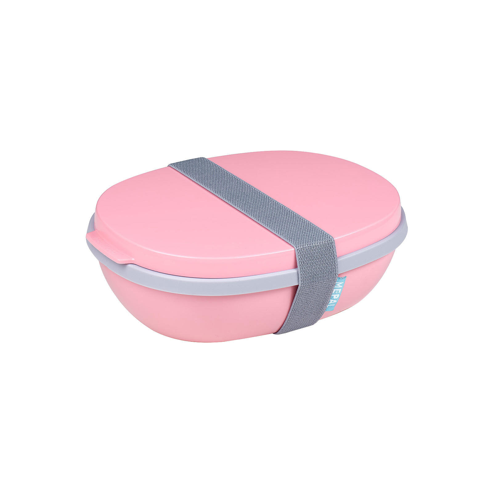 LUNCHBOX DUO Ellipse Nordic Pink 825 + 600 ml - Pink, Kunststoff (17.5/7.5/22.5cm) - Mepal