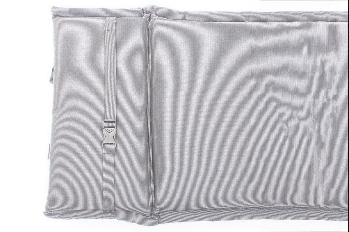 SESSELAUFLAGE ROG Outdoor-Stoff Taupe 120 cm - Taupe, Kunststoff/Textil (46/5/119cm) - riess-ambiente
