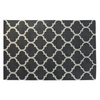 TEPPICH 160 x 230 x 2 cm Grau Polyester Ethnisch - Grau, Kunststoff (160/230cm) - DKD Home Decor