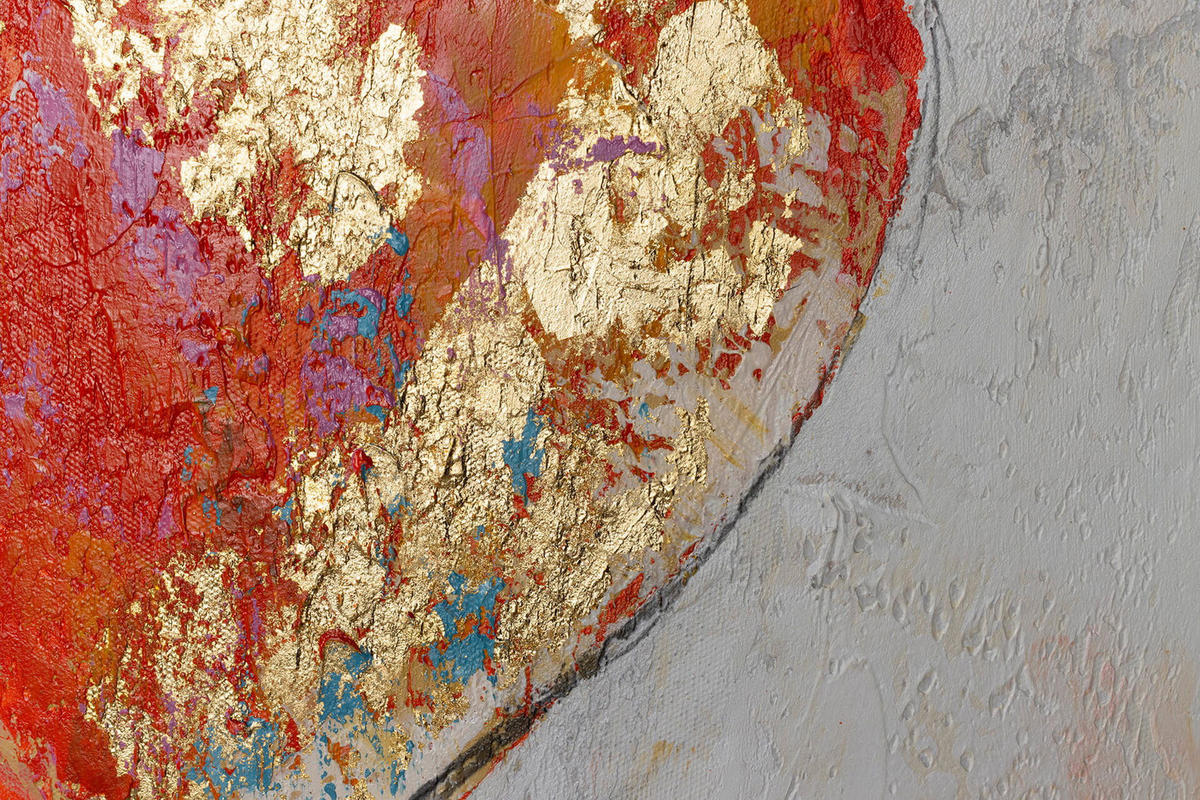 ÖLGEMÄLDE 150/50 cm - Beige/Multicolor, Holz/Textil (150/50cm) - KUNSTLOFT