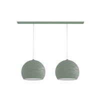 HÄNGELEUCHTE Focus X2 - Grün, Metall (70/25/20cm) - Lumicom