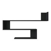 WANDREGAL Kitee - Schwarz, Holzwerkstoff (120/71.5/14.5cm) - [en.casa]