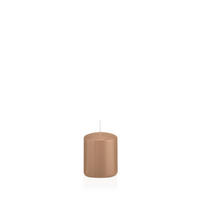 STUMPENKERZEN Caramel Ø 48 x 60 mm, 24 Stück - Beige, Paraffin (5/6cm) - Wiedemann Kerzen