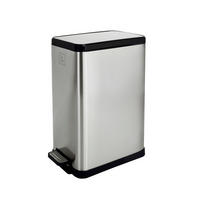 MÜLLEIMER STM15 15L Silber - Silberfarben, Metall (20/45/36cm) - SVITA