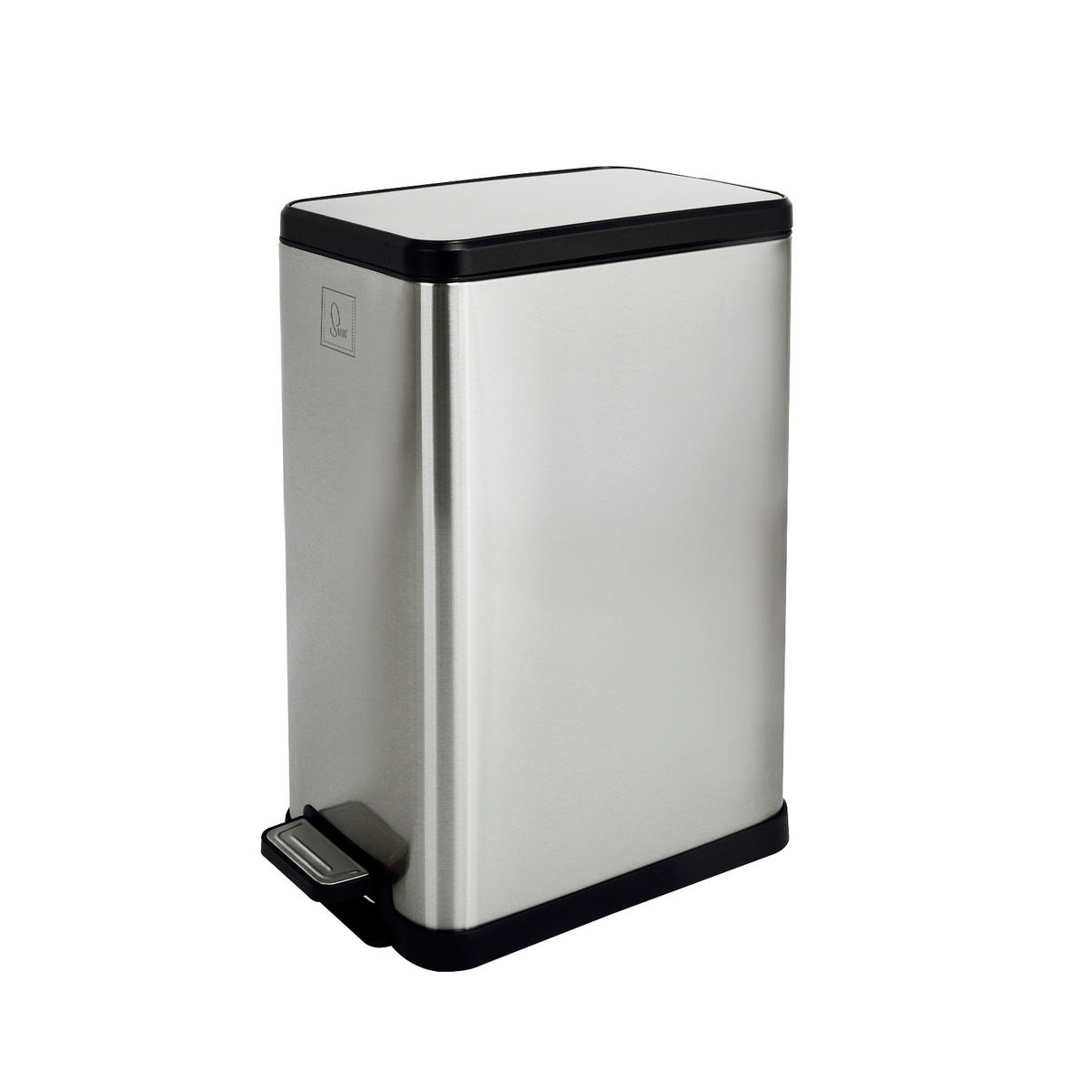 MÜLLEIMER STM15 15L Silber - Silberfarben, Metall (20/45/36cm) - SVITA
