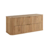 BADEZIMMERSCHRANK, Gold Craft Eiche + Goldener Griff, 41,5 x 100 x 51,7 cm - Goldfarben/Braun, Holzwerkstoff/Kunststoff (100/51.7/41.5cm) - 3XE LIVING