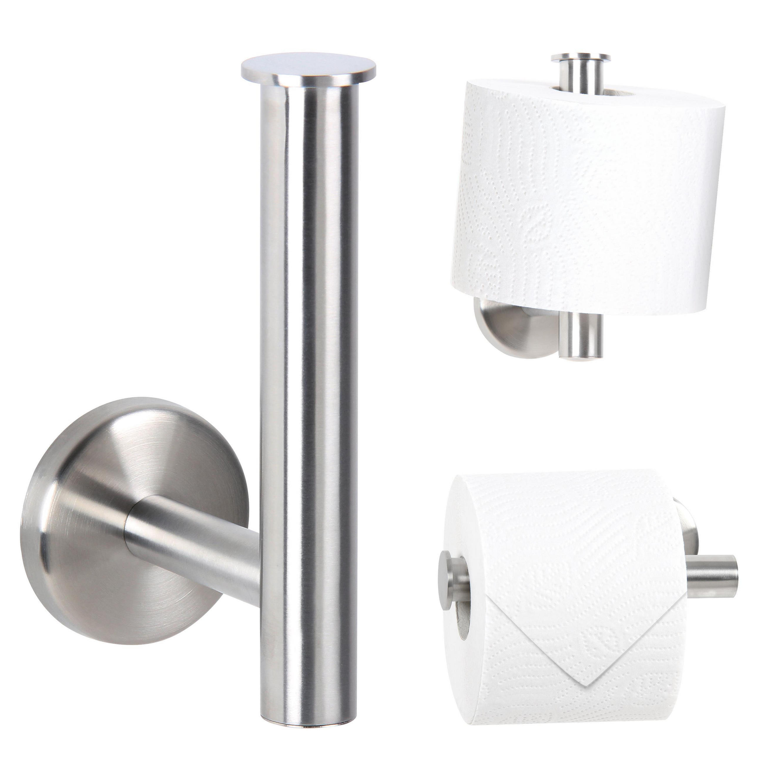 bremermann Toilettenpapierhalter Edelstahl 15x5.7x9 cm