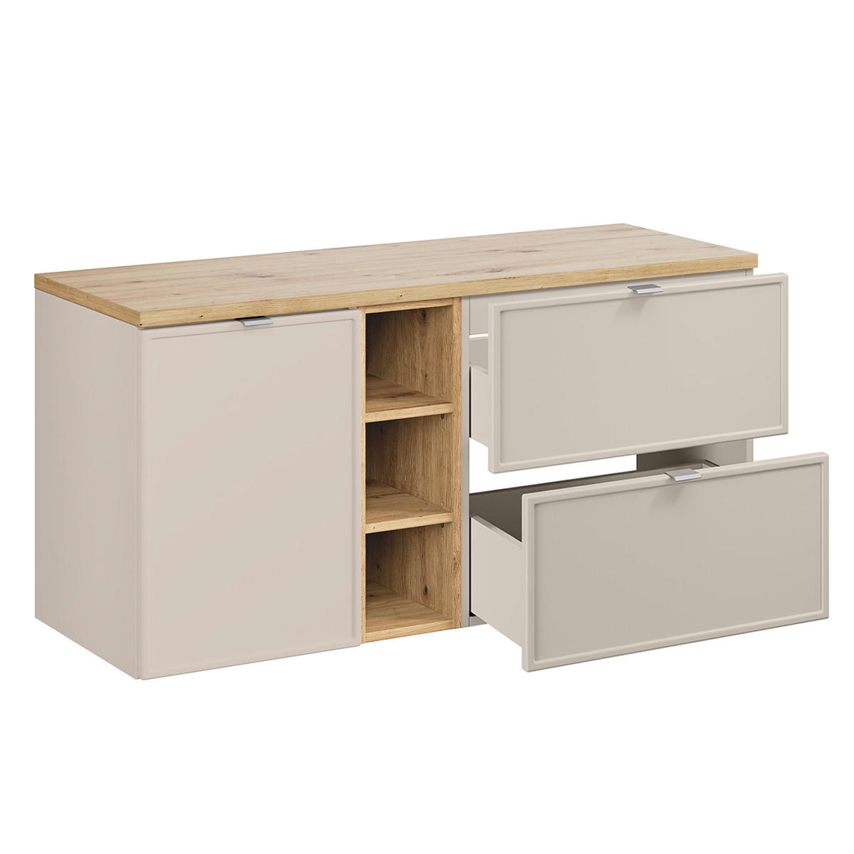 SKŘÍŇKA POD UMYVADLO 120.6cm Alba Kašmír - béžová, kompozitní dřevo (120.6/59/46cm) - Petits-meubles