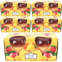 DUFTKERZEN Glas 10er-Pack Mango Sorbet - Orange, Glas (6/6cm)