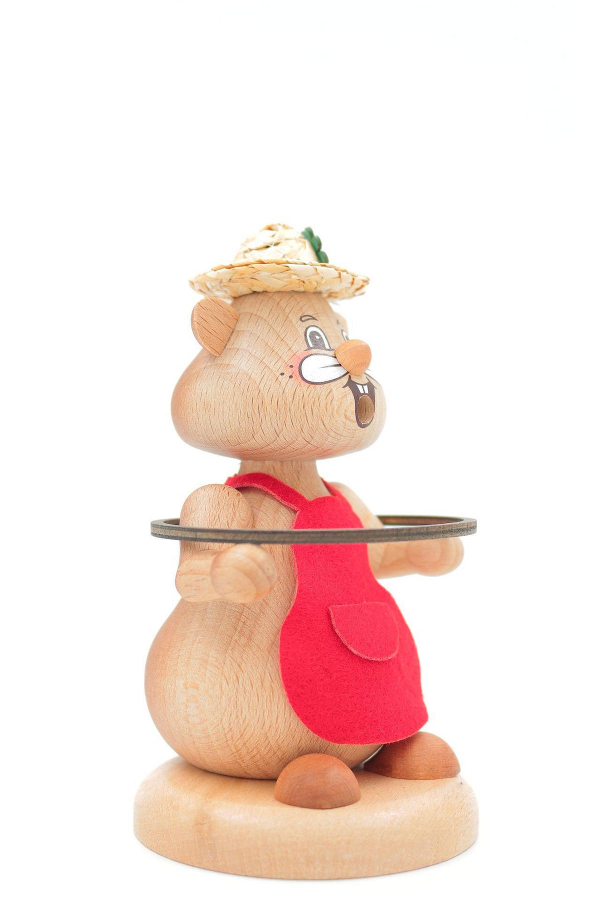 RAUCHFIGUR Hamster Fitnesslady 13 cm - Multicolor, Holz (8/13/0.1cm)