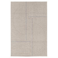 TEPPICH In- Outdoor, recycelt beige - Beige, Textil (120/170cm) - AFK Living