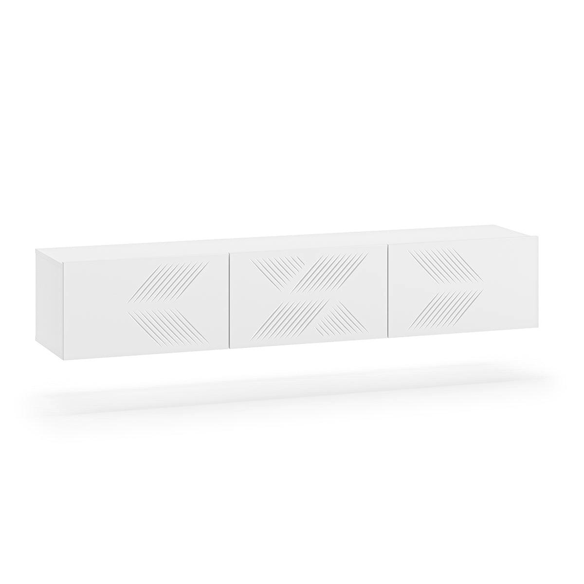 TV-MÖBEL Aura Weiß - Weiß, Holzwerkstoff (170/32/37cm) - Petits-meubles