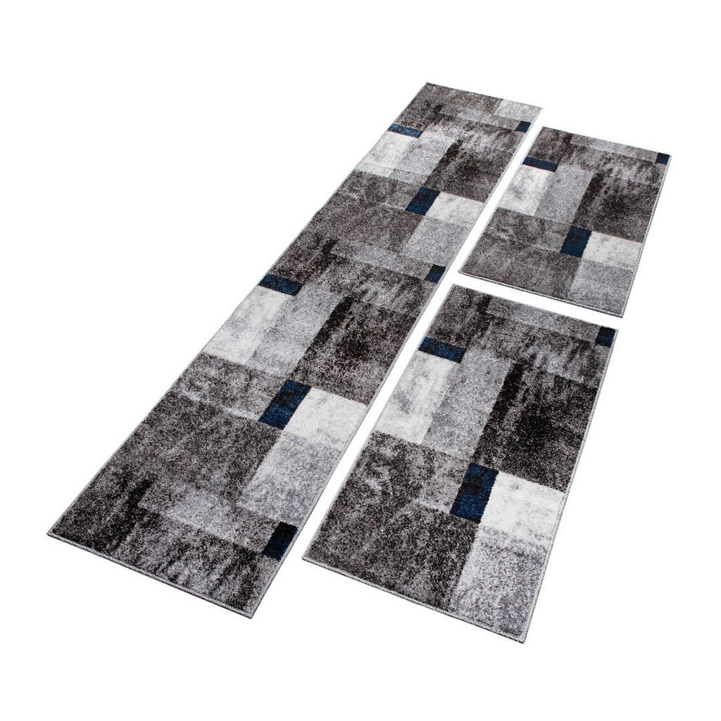 Thumbnail - Xxxl Bettumrandung, Blau, Kunststoff, Abstrakt, Rechteckig, 67x620 cm, Oeko-Tex® Standard 100, für Fußbodenheizung geeig...