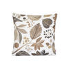 KISSENHÜLLE Zauberwald elfenbein-taupe Baumwolle 40/40 cm - Taupe/Ecru, Textil (40/40cm) - beties Heimtextil