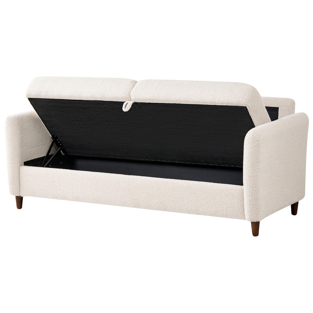 POHOVKA 3-místná Bouclé Béžová Mare - béžová, textil (184/88/77cm) - Beliani