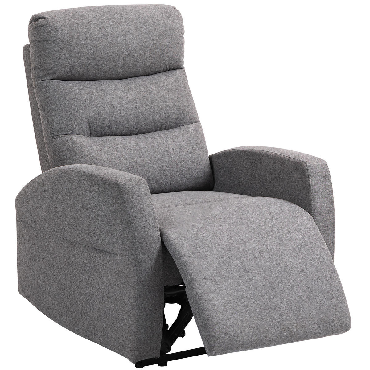 RELAXSESSEL, Fernsehsessel mit Liegefunktion, Dunkelgrau - Dunkelgrau, Kunststoff (93/103/76cm) - HOMCOM