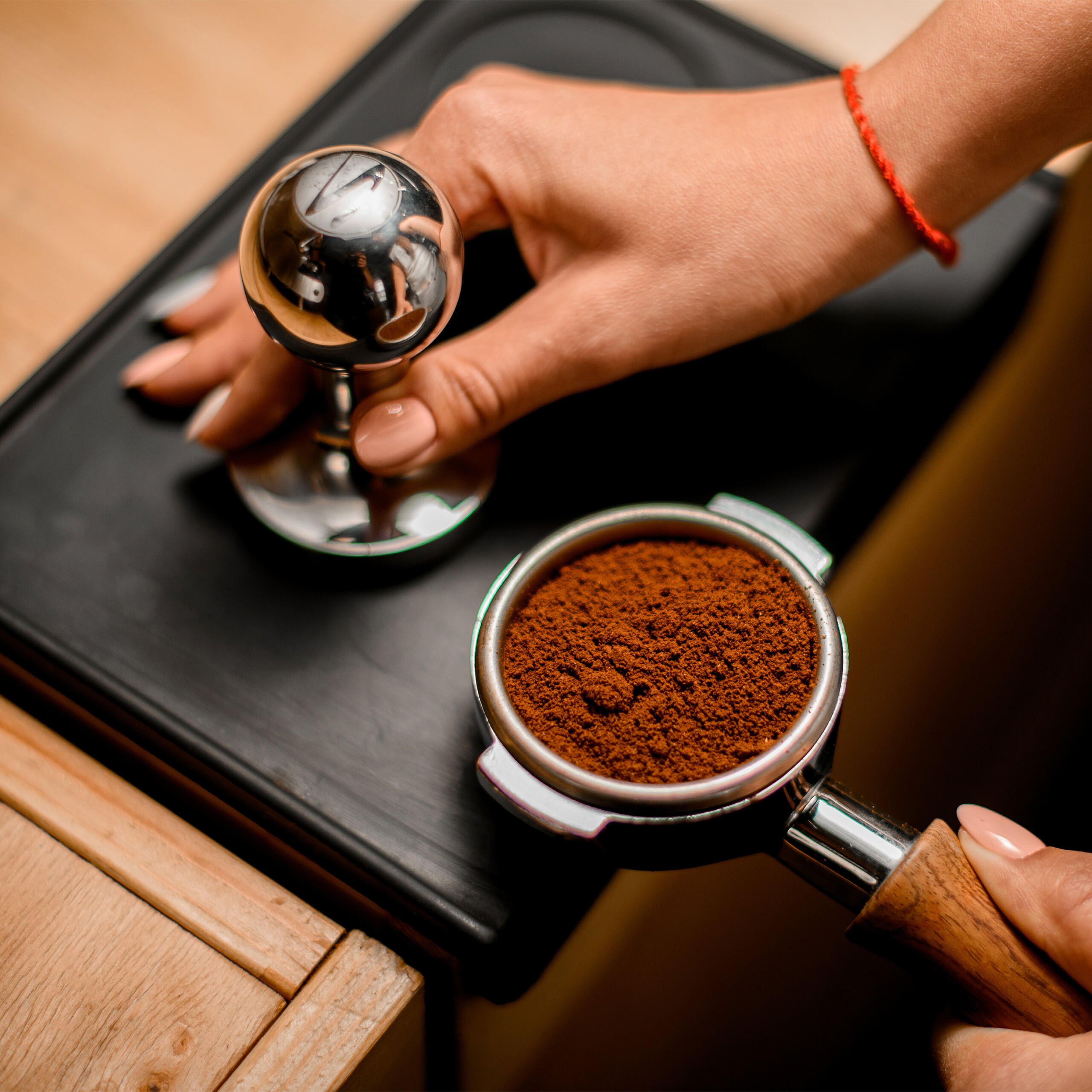 TAMPERMATTE - Schwarz, Kunststoff (20.5/3/14.5cm) - Relaxdays