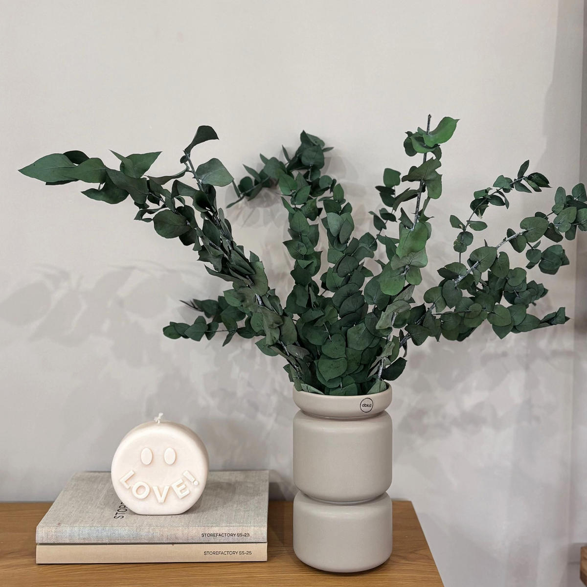 EUKALYPTUS Stuartiana - gelb / 60 - Orange, Naturmaterialien (75cm) - Lykke & You