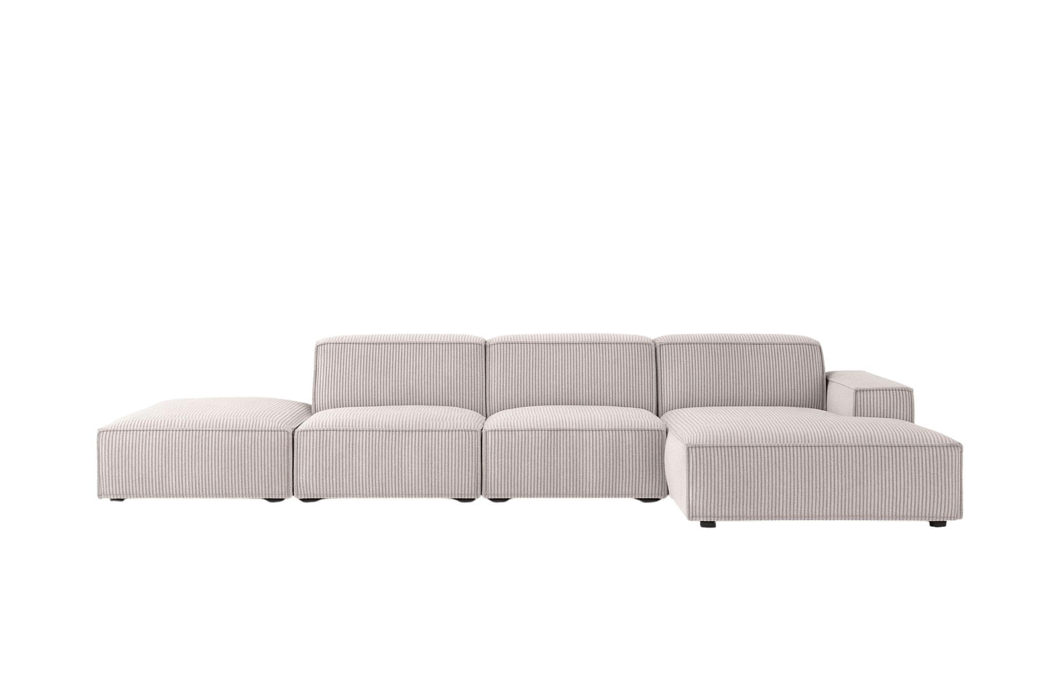 Kaiser Möbel Ecksofa Creme 341x166 cm