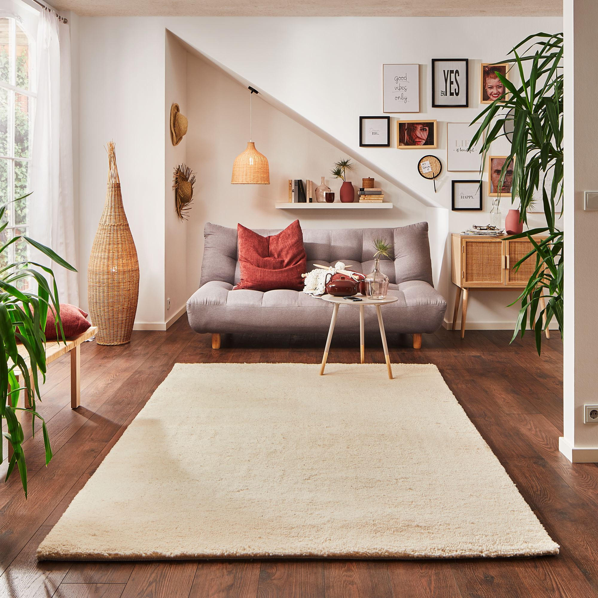 BERBERTEPPICH 170/240 cm Meknes - Creme, Naturmaterialien (170/240cm) - Steffensmeier