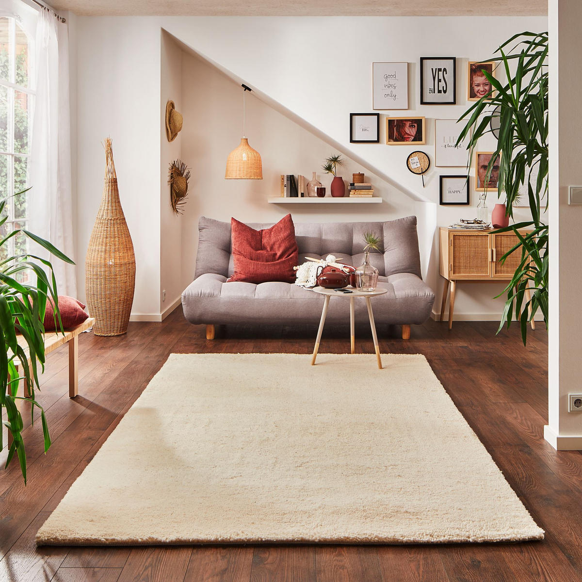 BERBERTEPPICH 200/300 cm Meknes - Creme, Naturmaterialien (200/300cm) - Steffensmeier